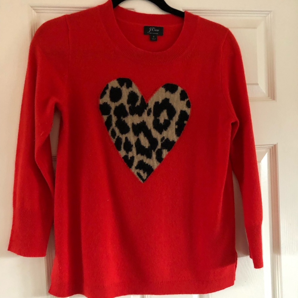J. Crew 100% cashmere sweater.